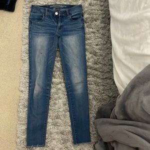 American Eagle Low Rise Super Stretch Skinny Jeans